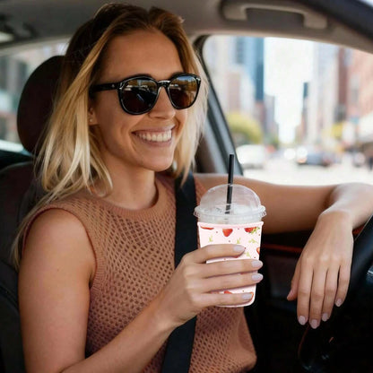 Reusable Iced Coffee Cup Sleeves (3-Pack) | Fits 16–32oz Cups | Stanley, Starbucks & More
