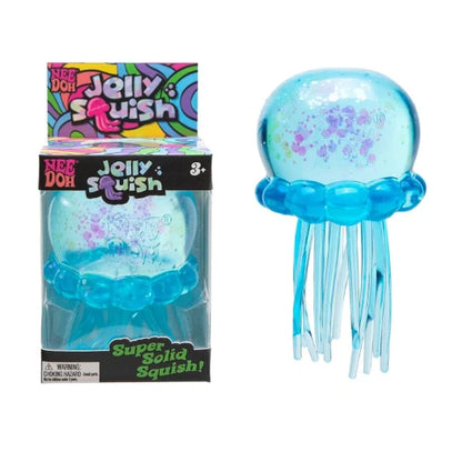 Jellyfish Squeeze Toy, Portable Sensory Fidget Toys for Kids Adults, Stress Relief Squishy Toy for Birthday Gift Party Favor