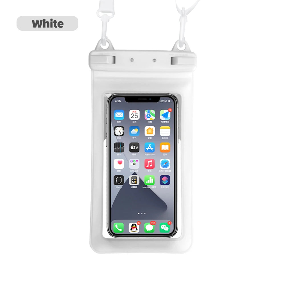 Waterproof Phone Pouch | Full-View Dry Bag for Swimming, Snow & Outdoors