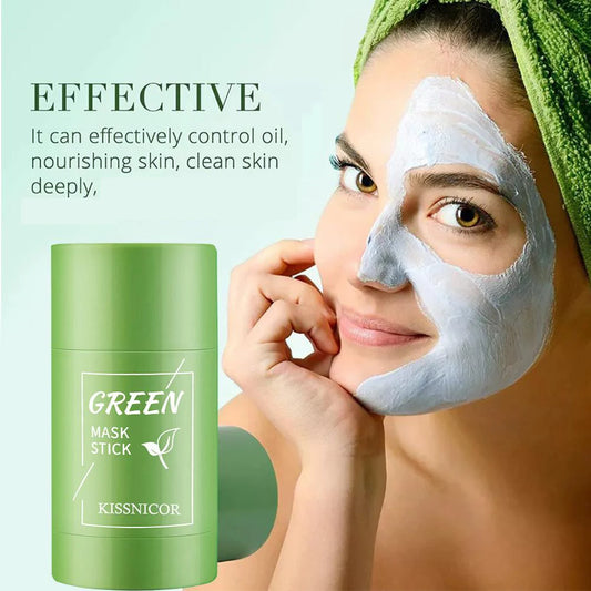 Green Tea Cleansing Stick Mask | Deep Pore Cleanser | Blackhead Remover | Moisturizing Face Mask 40g