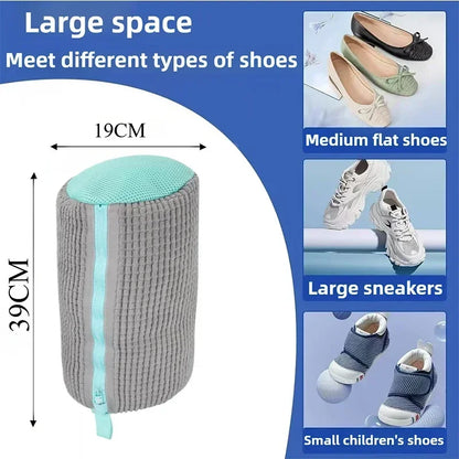 Machine Washable Shoe Laundry Bag – Durable Polyester Wash & Dry Protector