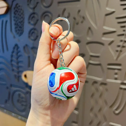 2026 FIFA World Cup Trophy Keychain – Metal Soccer Fan Souvenir | USA Mexico Canada Gift for Football Fans