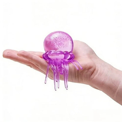 Jellyfish Squeeze Toy, Portable Sensory Fidget Toys for Kids Adults, Stress Relief Squishy Toy for Birthday Gift Party Favor