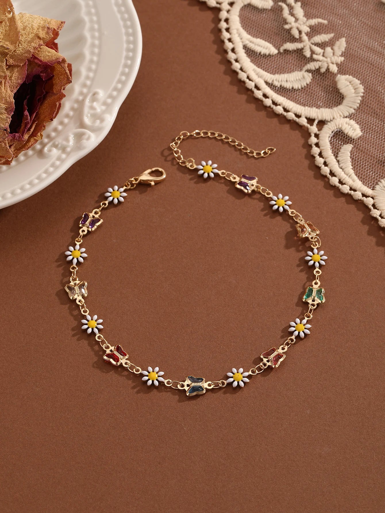 Summer Bohemia Crystal Cubic Zirconia Anklet Bracelet