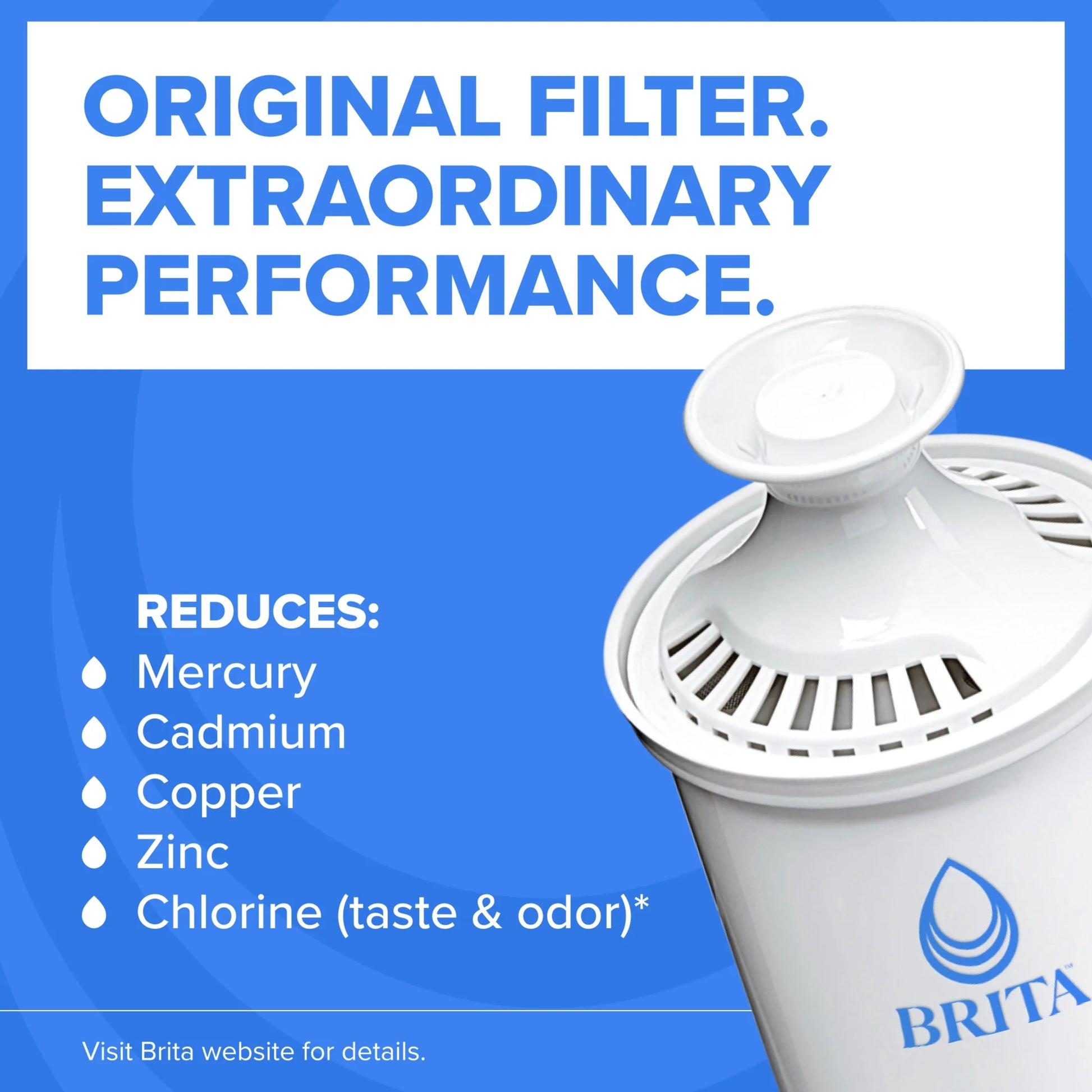 10 Cup Large Plastic Water Filter Pitcher, White, BPA Free with 1 Standard  Filter