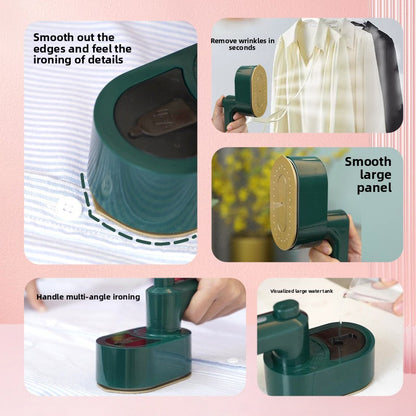 2-in-1 foldable garment steamer