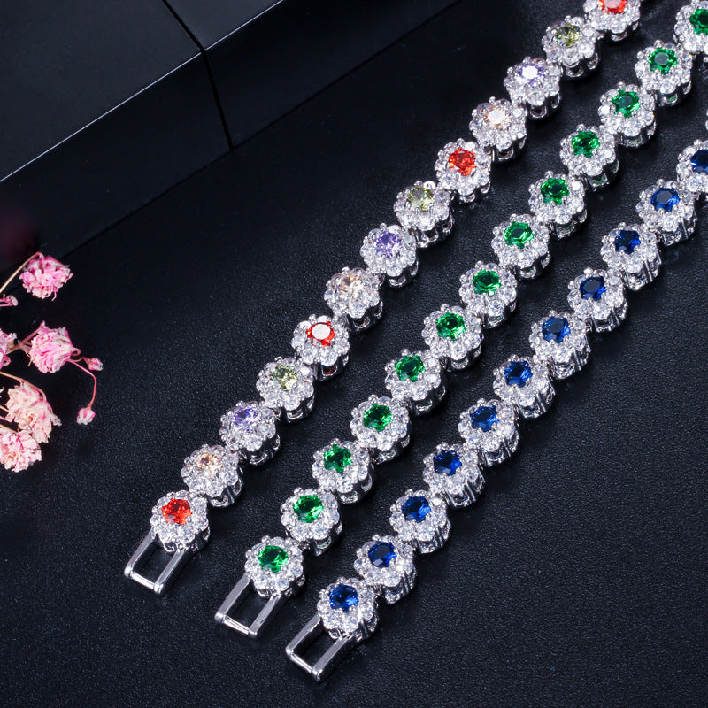 AAA Zircon Constellation Bracelet | Platinum-Plated
