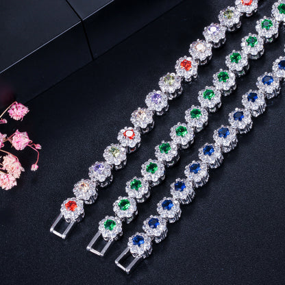 AAA Zircon Constellation Bracelet | Platinum-Plated