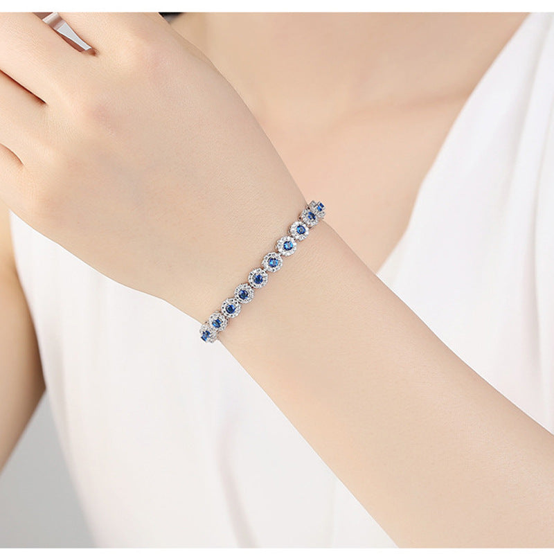 AAA Zircon Constellation Bracelet | Platinum-Plated