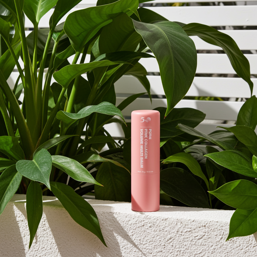 PDRN Pink Collagen Multi Balm Stick – Glass Skin Lip & Face Moisturizer | K-Beauty Firming Balm